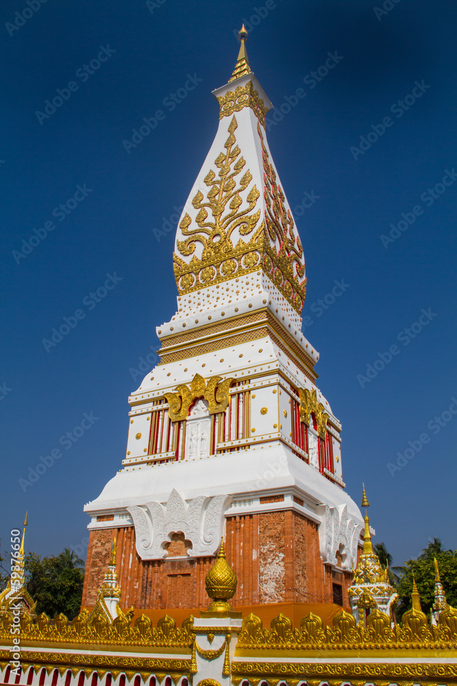 Naklejka premium Wat Prathat Panom, Nakornpanom province, northeastern Thailand