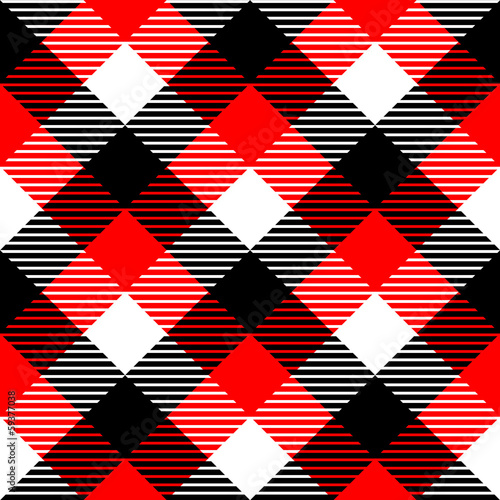 Checkered gingham fabric se...