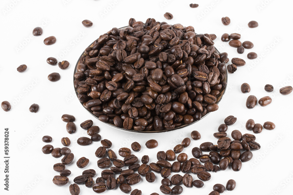 coffee on the white background coffee on the white background