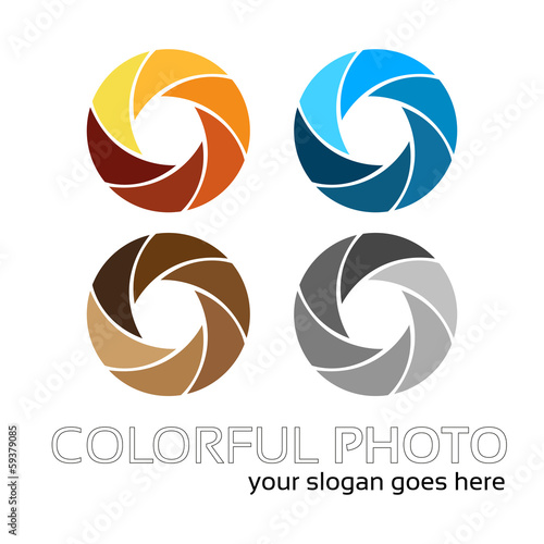 Colorful foto logo