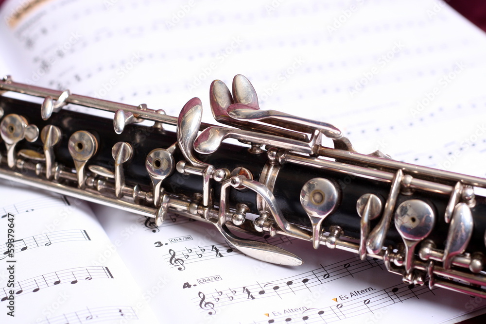 Obraz premium Teil einer Oboe