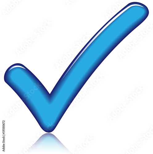 Blue check