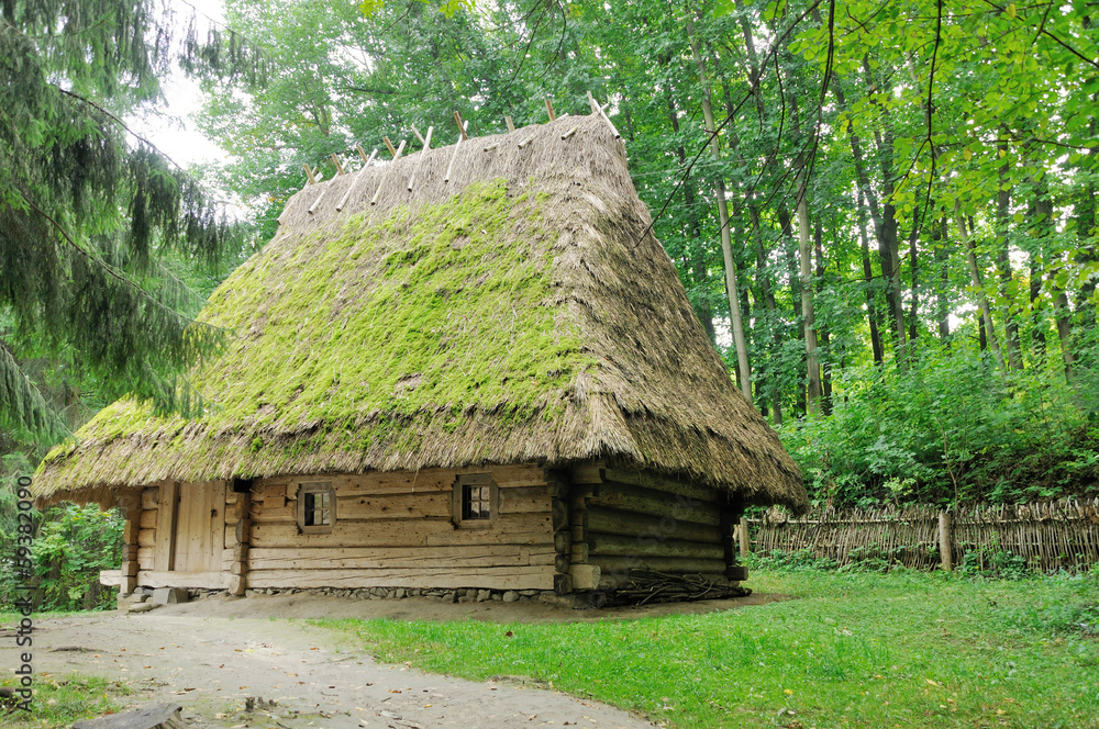 Old rustic house ukrain Old rustic house ukrain