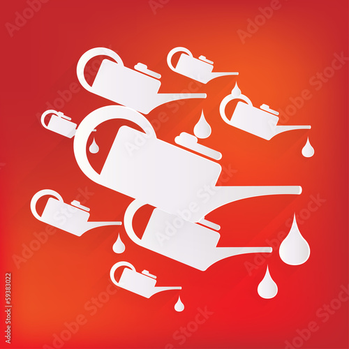 Oil lubricator icon