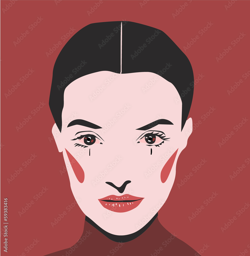 Woman face Woman face