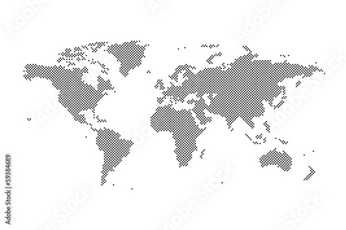 Welt Karte Punkte