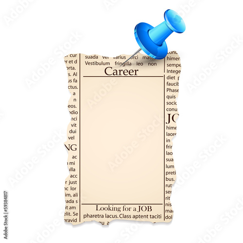 Job Classified in Newspaper
