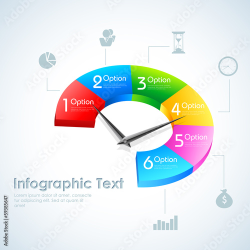 Business Infographics Pie Chart
