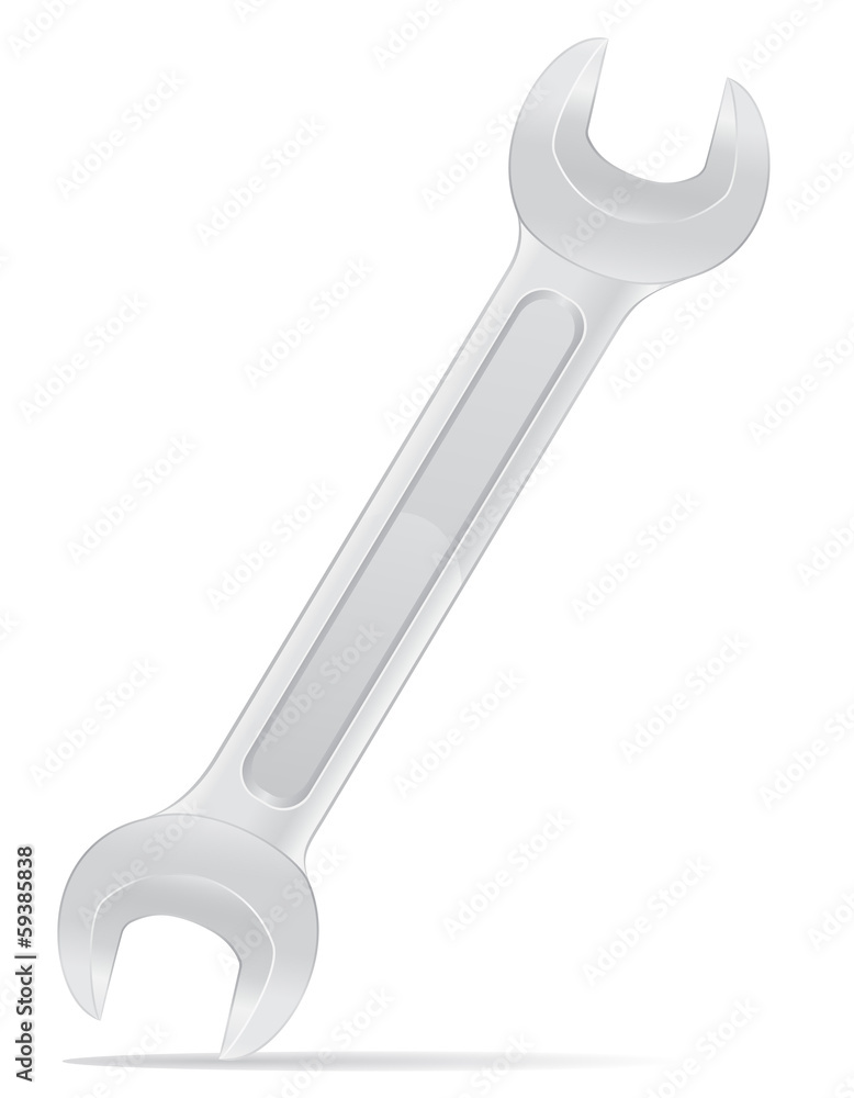 tool spanner vector illustration