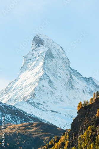 Matterhorn In Swiss Alps  Shot from the Zermatt side © theyok