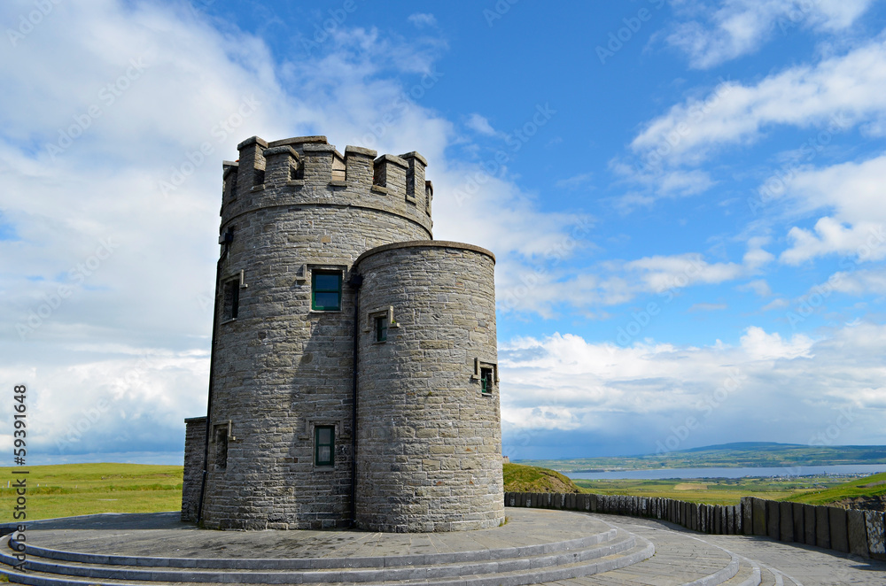 O’Brien’s tower at the cliffs of Moher, Ireland O’Brien’s tower at the cliffs of Moher, Ireland