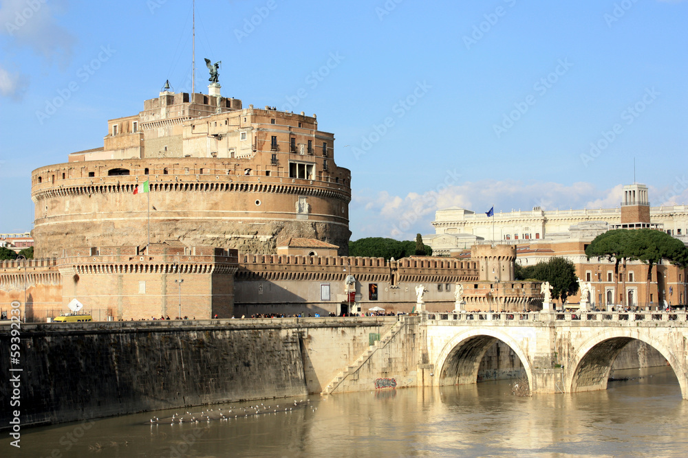 Rome, Castel Sant‘Angelo and Ponte Sant‘Angelo