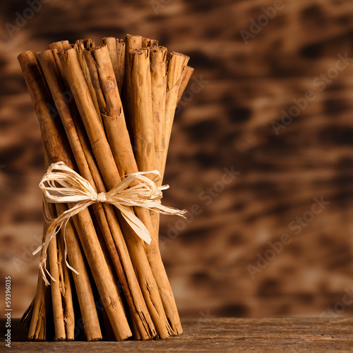 Bunch of Ceylon cinnamon