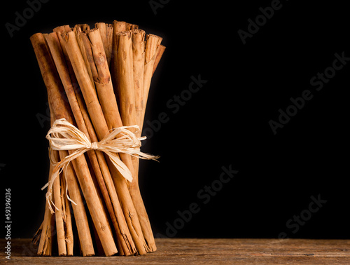Bunch of Ceylon cinnamon