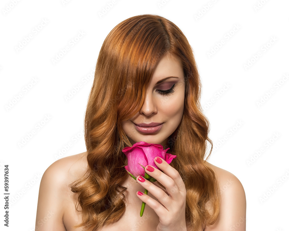 Beautiful woman with perfect skin and beauty hairstyle Beautiful woman with perfect skin and beauty hairstyle