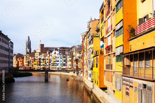  river at Girona in day time