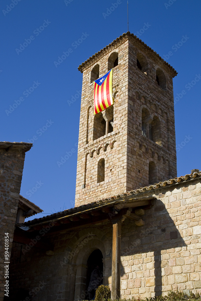 Espinelves church, Spain