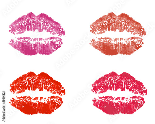 lipstick kiss
