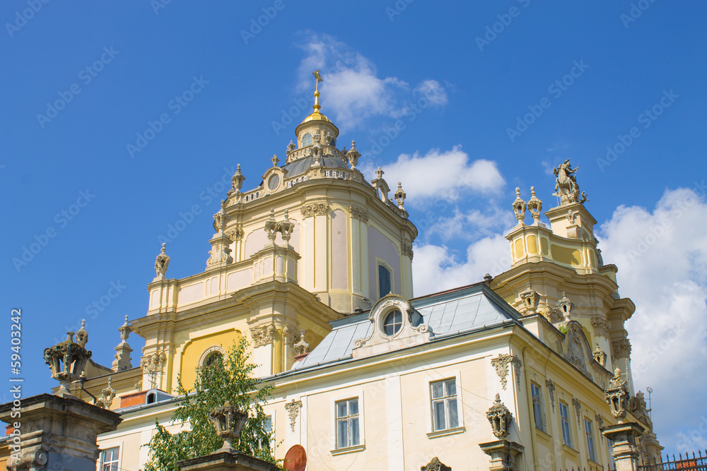 old cathedral in Lviv