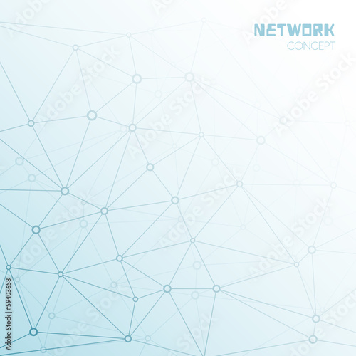 Social or technology network background