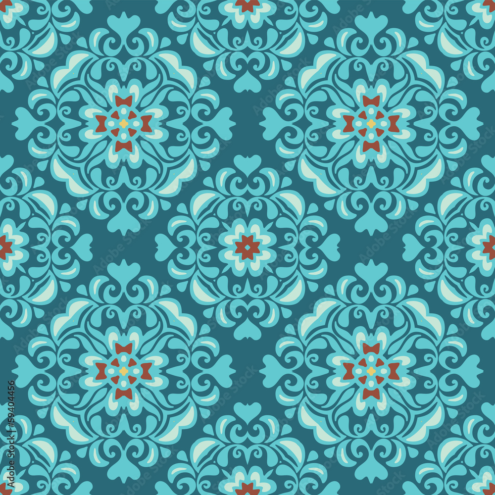 Tiles seamless ethnic vector pattern Tiles seamless ethnic vector pattern