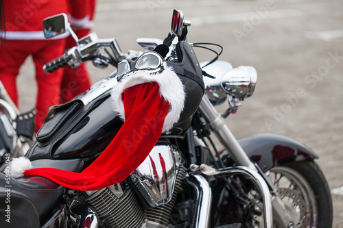 Motorcycle of Santa Claus