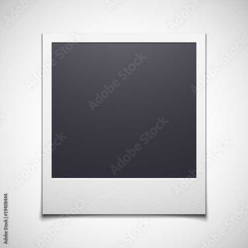 Photo frame isolated on white background