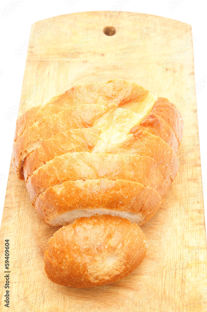 roll and kitchen board on a white background roll and kitchen board on a white background