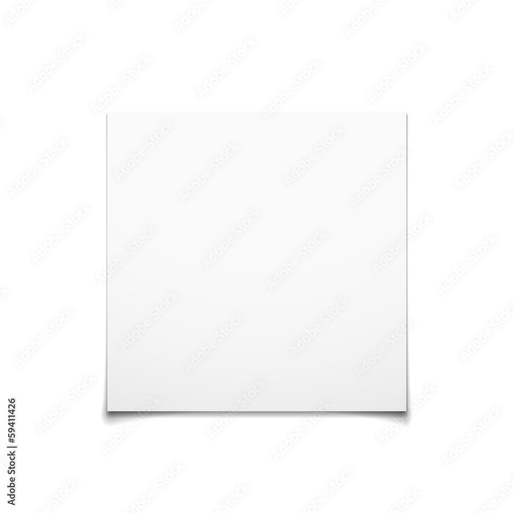 Paper Card Isolated On White Background Paper Card Isolated On White Background