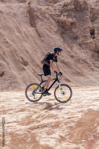 racer bike desert area