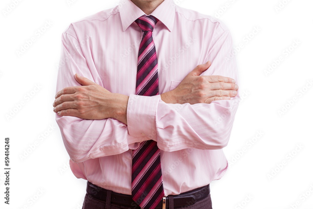 Arms crossed, distance Arms crossed, distance