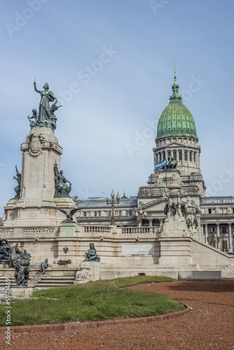 Congress Square in Buenos Aires  Argentina