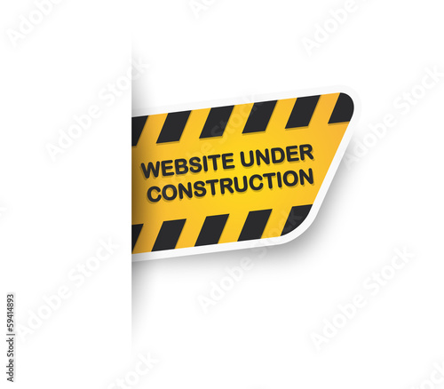 Website under construction Label