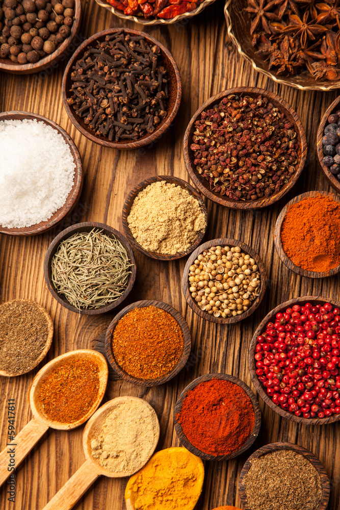 A selection of spices A selection of spices