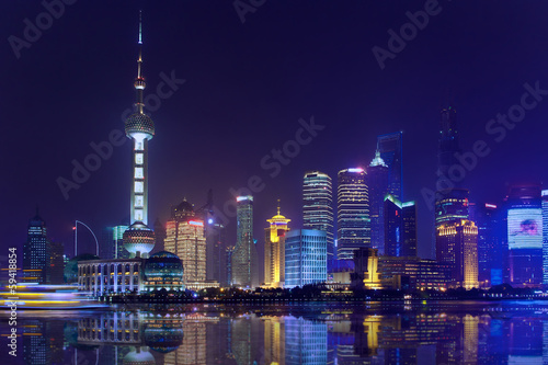 Night view of Shanghai