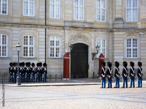 Canvas Print Amalienborg, Copenhagen
