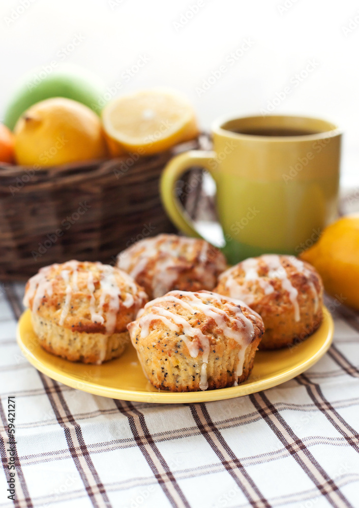 Lemon poppy seed muffins Lemon poppy seed muffins