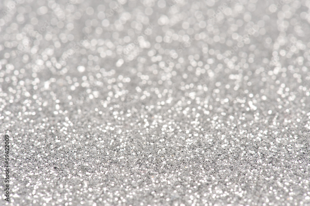 Silver glitter background
