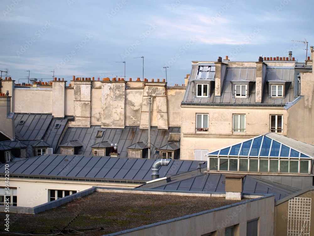 Über den Dächern von Paris