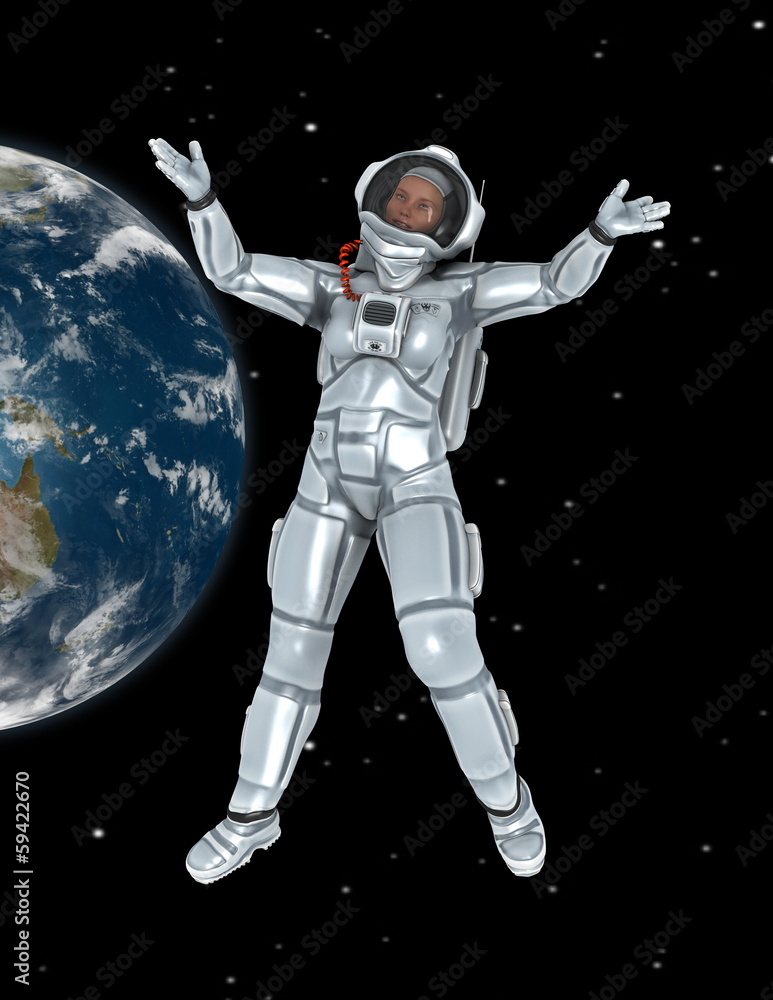 Fototapeta premium 宇宙飛行士