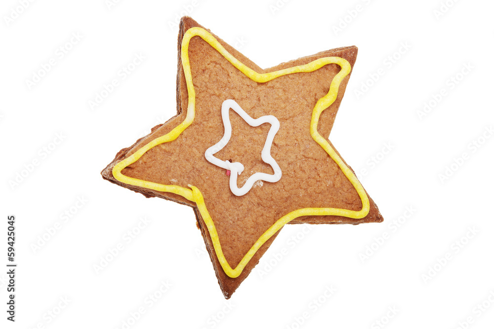 Gingerbread Star cookie.
