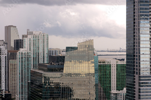 Miami Towers under Clouds