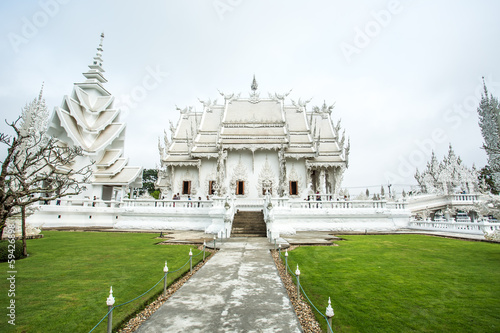 wat rongkhun in chiangrai province Thailand