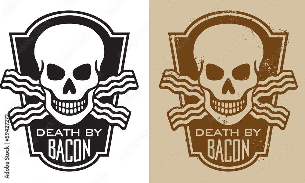 Fototapeta premium Bacon Skull