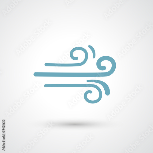 wind icon vector