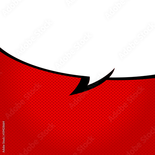 Speech Bubble Pop-Art Style