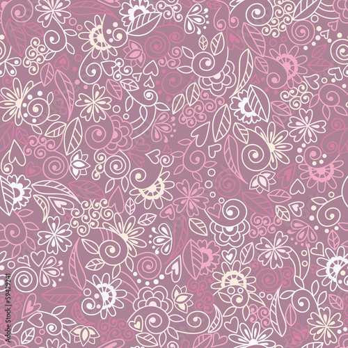 Romantic elegant floral abstract background