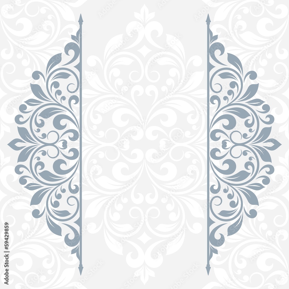 Floral greeting card. Floral greeting card.