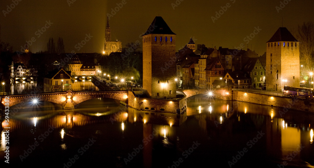 Ponts Couverts (Covered bridges), Strasbourg, Alsace, France