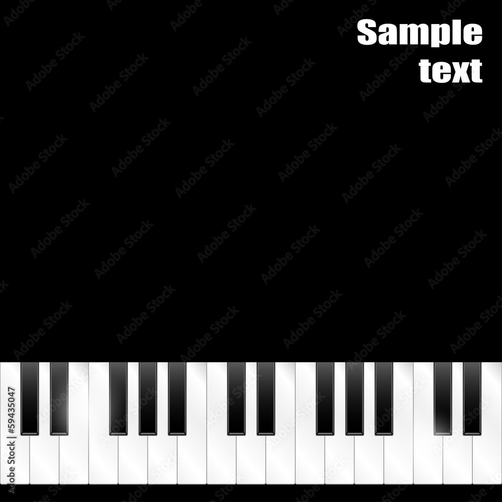 Abstract background with piano keys. Abstract background with piano keys.